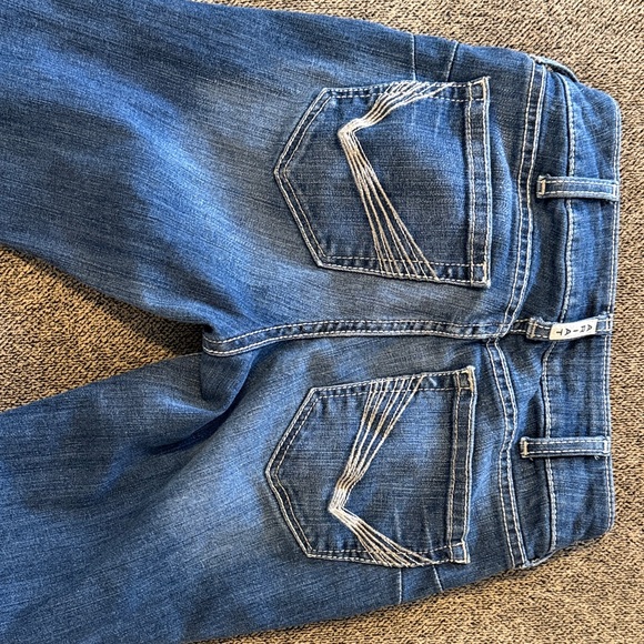 Ariat Women's High Rise Dark Blue Jeans - Picture 5 of 6